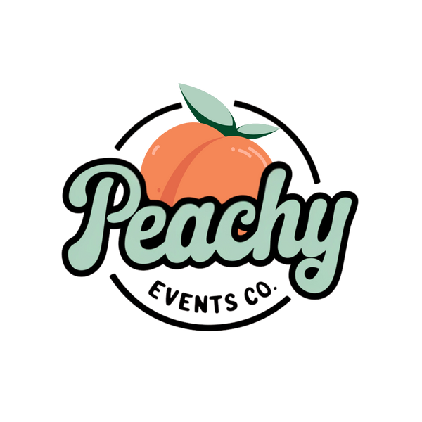 Peachy Events Co. logo